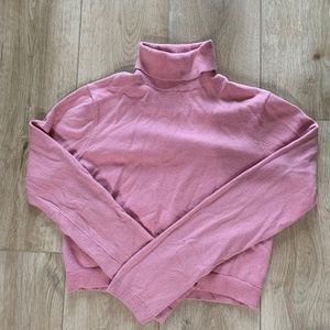 Artizia Pink Cropped Turtleneck 💕